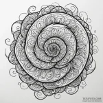 Burning spiral etched in sky, concept art for… — эскиз тату (№1750161587_0, 17.06.2025 11:59) — Tatufoto.com