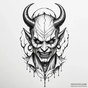 Devil - эскиз тату (№1750165585_0, 17.06.2025 13:06) — Tatufoto.com