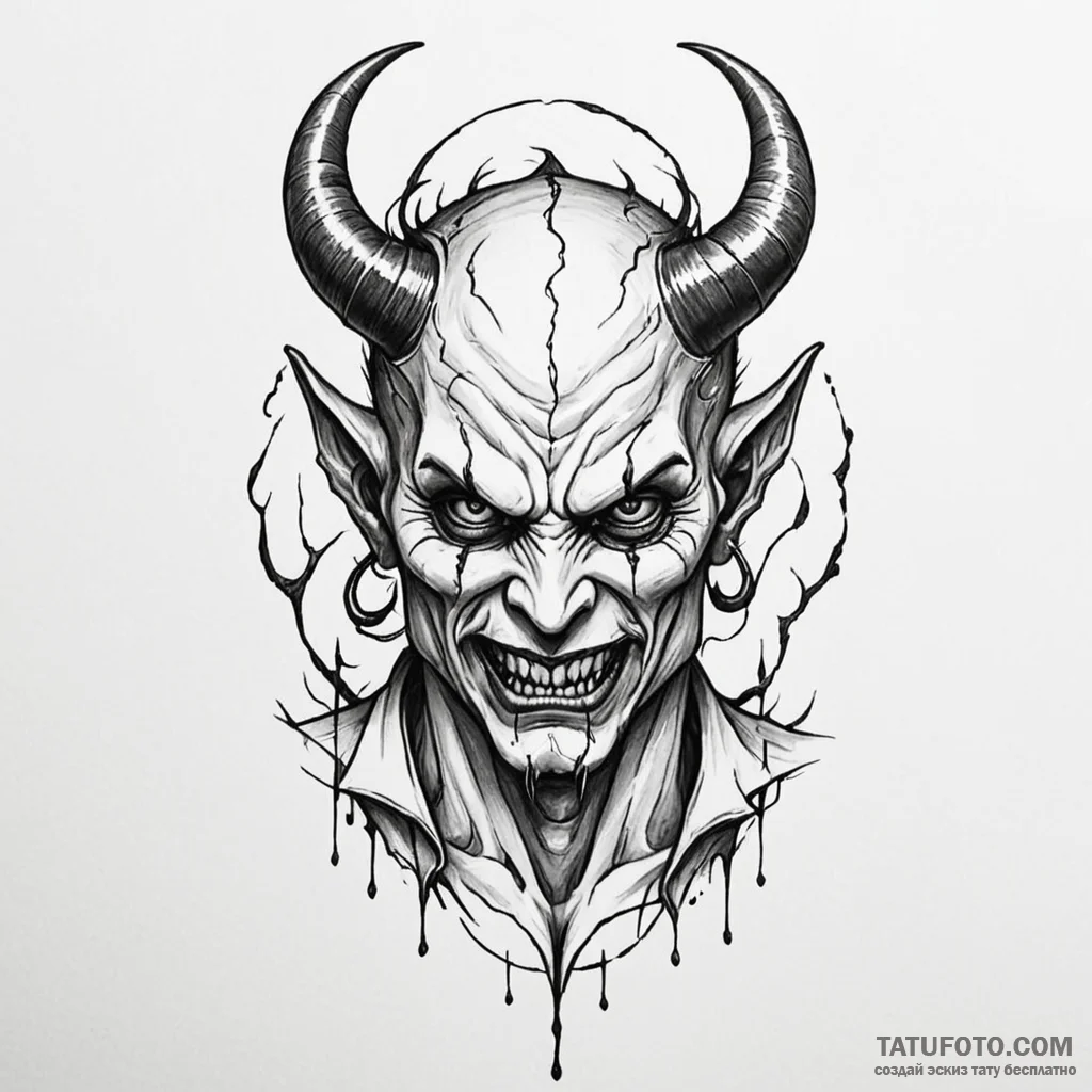 Devil - эскиз тату (№1750165585_0, 17.06.2025 13:06) — Tatufoto.com