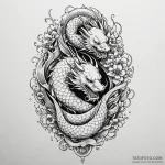 Parchment blade beneath spectral gate, tattoo… — эскиз тату (№1750167682_0, 17.06.2025 13:41) — Tatufoto.com