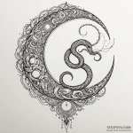 Ethereal serpent entwining moon, tattoo sketc… — эскиз тату (№1750170133_0, 17.06.2025 14:22) — Tatufoto.com