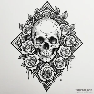 Ashen mirror reflecting void, tattoo line art... - эскиз тату (№1750171580_0, 17.06.2025 14:46) — Tatufoto.com