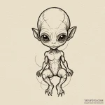 Ultrasound image of a baby, but it’s a tiny,… — эскиз тату (№1750175979_0, 17.06.2025 15:59) — Tatufoto.com
