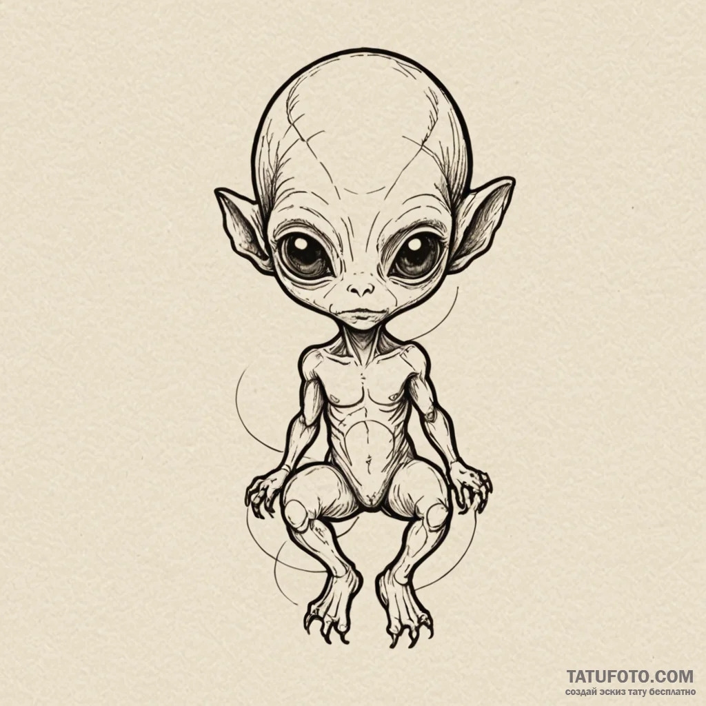 Ultrasound image of a baby, but it's a tiny,... - эскиз тату (№1750175979_0, 17.06.2025 15:59) — Tatufoto.com