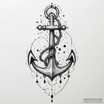 Atomic anchor hovering in data stream, tattoo… — эскиз тату (№1750177066_0, 17.06.2025 16:17) — Tatufoto.com