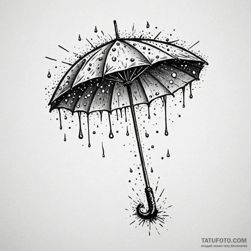 Parasol torn by spectral storm, concept art f... - эскиз тату (№1750178729_0, 17.06.2025 16:45) — Tatufoto.com
