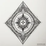 Tide runes glowing in darkness, tattoo sketch… — эскиз тату (№1750179883_0, 17.06.2025 17:04) — Tatufoto.com