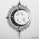 Graven blade beneath spectral moon, tattoo dr… — эскиз тату (№1750181803_0, 17.06.2025 17:36) — Tatufoto.com