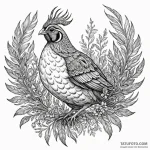Quail feathers scattered in wind, concept art… — эскиз тату (№1750185126_0, 17.06.2025 18:32) — Tatufoto.com