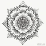Tudor rose, symbolizing history and heritage,… — эскиз тату (№1750185190_0, 17.06.2025 18:33) — Tatufoto.com