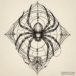 Spider relic beneath celestial rift, tattoo f… — эскиз тату (№1750185382_0, 17.06.2025 18:36) — Tatufoto.com