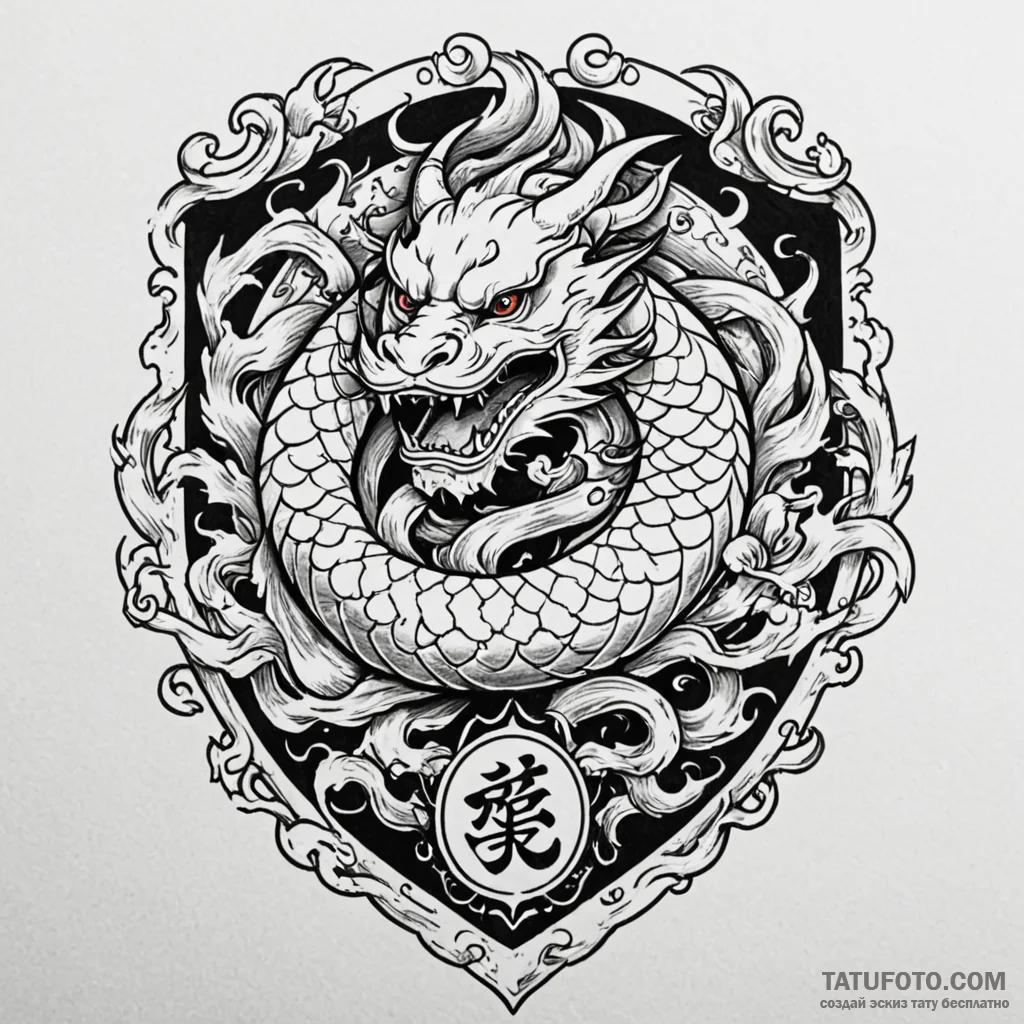 Escutcheon (shield) of a coat of arms, blank... - эскиз тату (№1750188021_0, 17.06.2025 19:20) — Tatufoto.com