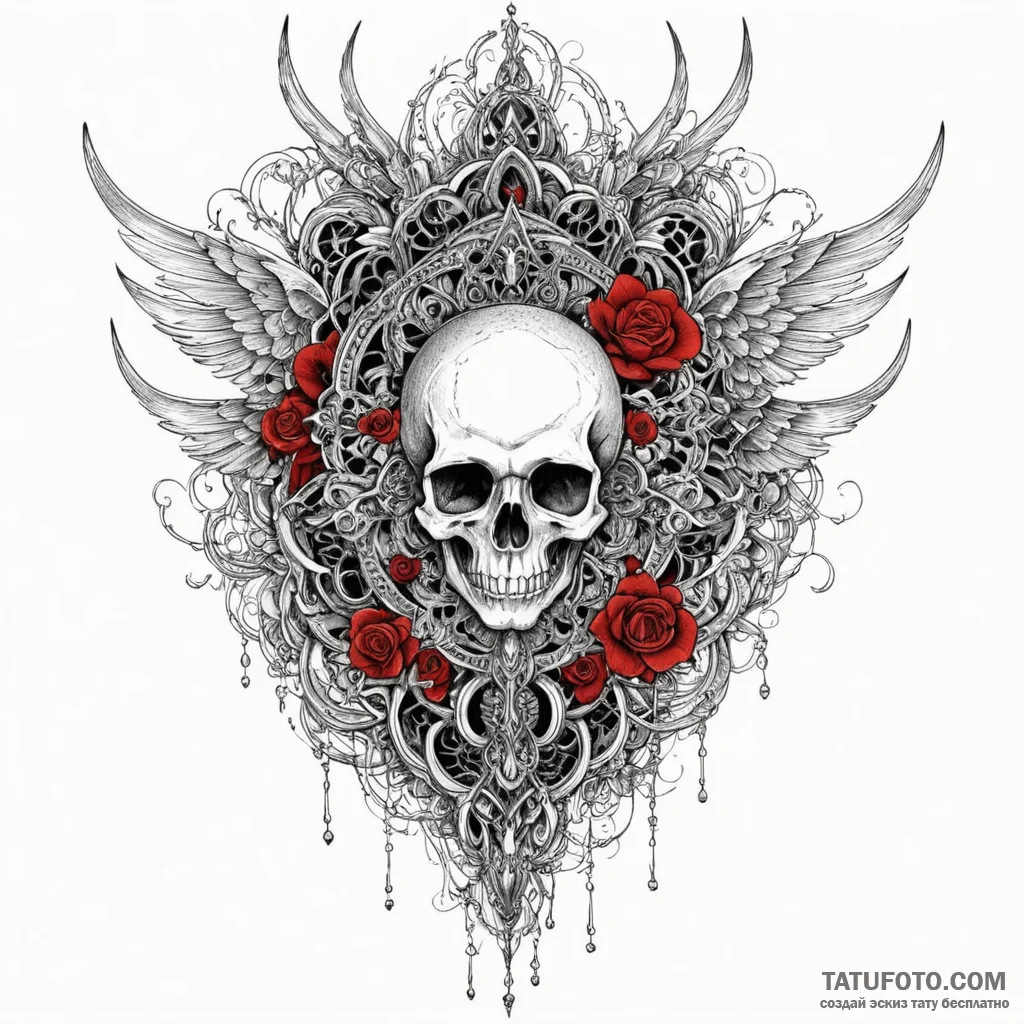 Ivory relic through spectral rift, ink illust... - эскиз тату (№1750188795_0, 17.06.2025 19:33) — Tatufoto.com
