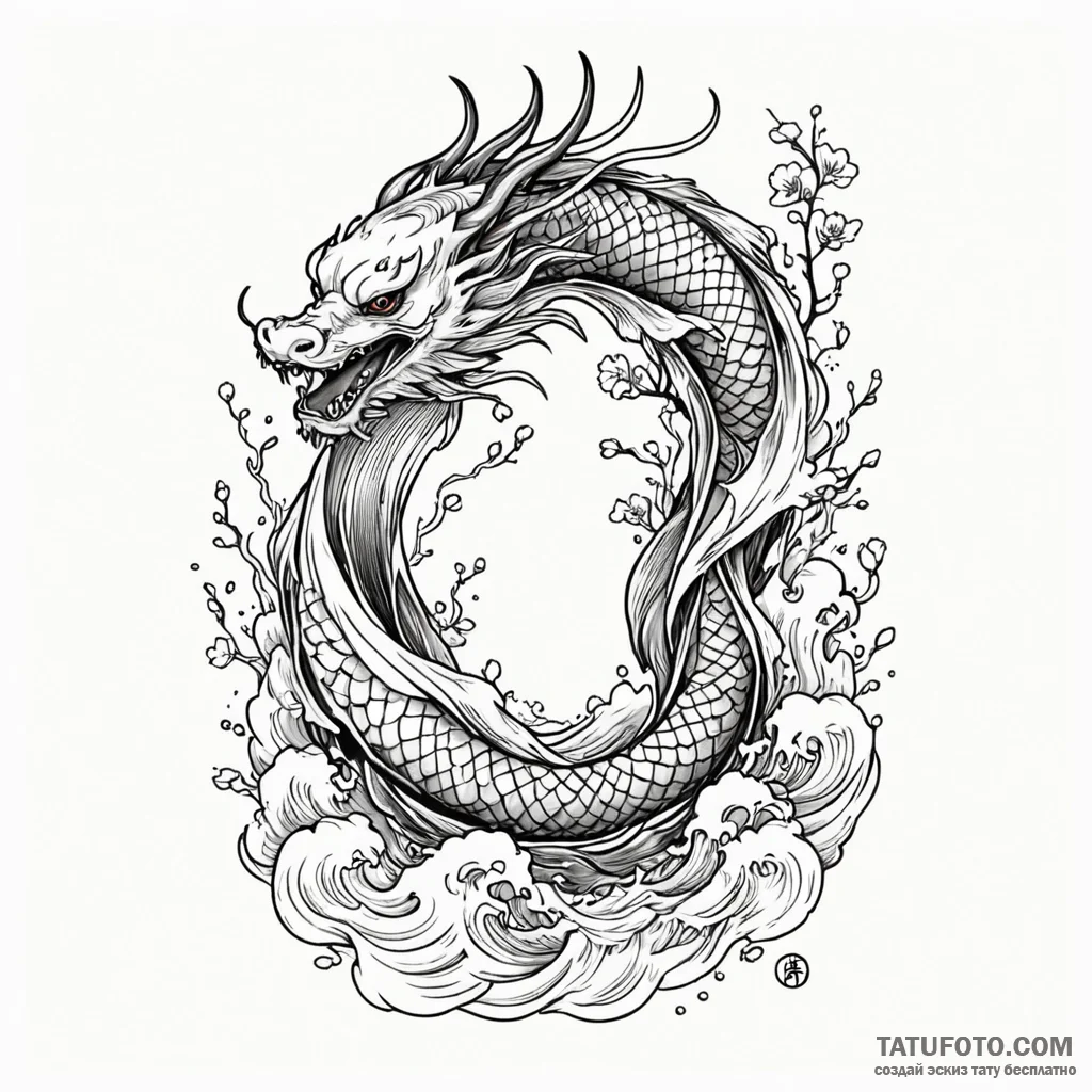 Well, a source of deep, life-giving water, in... - эскиз тату (№1750189054_0, 17.06.2025 19:37) — Tatufoto.com