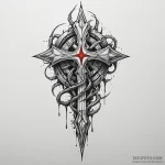 Oracle blade devouring rune, tattoo drawing o… — эскиз тату (№1750189504_0, 17.06.2025 19:45) — Tatufoto.com