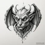 Crestfallen gargoyle weeping stone tears, art… — эскиз тату (№1750194069_0, 17.06.2025 21:01) — Tatufoto.com