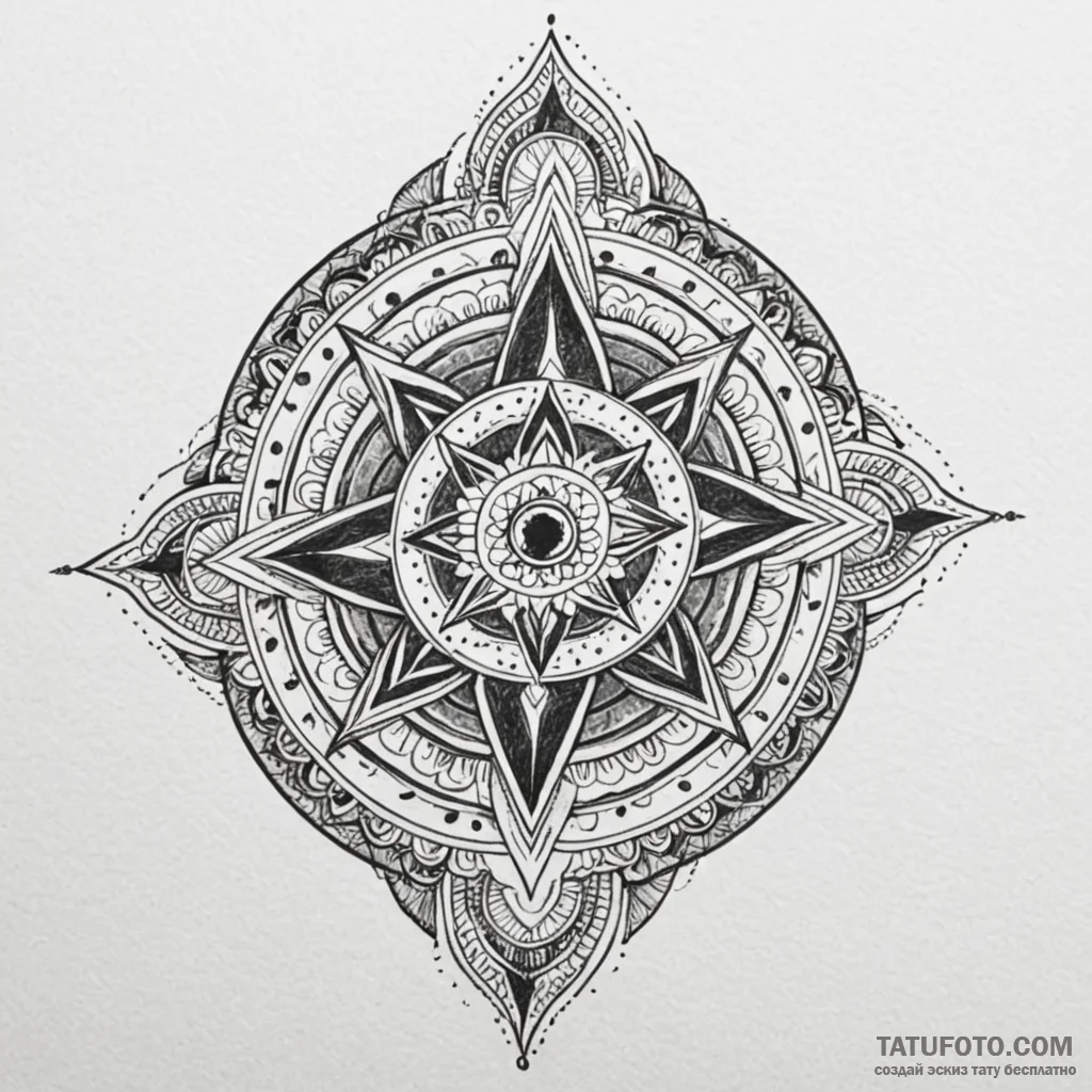 Key pierced by obsidian blade, artistic tatto... - эскиз тату (№1750194985_0, 17.06.2025 21:16) — Tatufoto.com