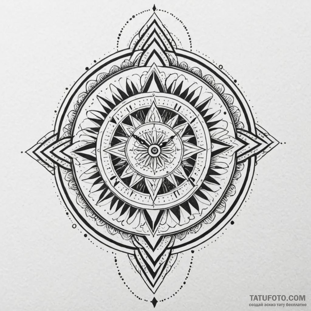 A detailed broken clock face, time passing,,... - эскиз тату (№1750196007_0, 17.06.2025 21:33) — Tatufoto.com