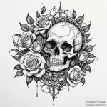 Treasure vines gripping bone relic, tattoo fl… — эскиз тату (№1750198447_0, 17.06.2025 22:14) — Tatufoto.com