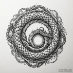 Serpent orb spiraling through void, tattoo sk… — эскиз тату (№1750199373_0, 17.06.2025 22:29) — Tatufoto.com