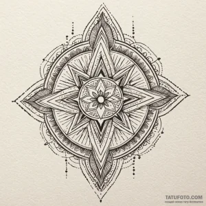 Black star raining ash, tattoo line art, geom... - эскиз тату (№1750202067_0, 17.06.2025 23:14) — Tatufoto.com