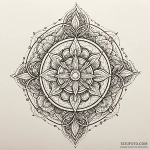 Quartz vine binding ancient key, tattoo sketc... - эскиз тату (№1750205063_0, 18.06.2025 00:04) — Tatufoto.com