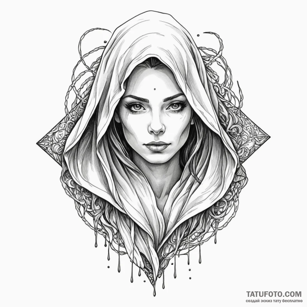 Riftclaw tearing through veil, artistic tatto... - эскиз тату (№1750207729_0, 18.06.2025 00:48) — Tatufoto.com