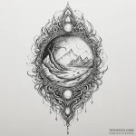 Opal vessel lost in abyss, tattoo sketch desi… — эскиз тату (№1750208831_0, 18.06.2025 01:07) — Tatufoto.com