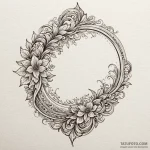 Zero (number 0), stylized, concept art for ta… — эскиз тату (№1750210363_0, 18.06.2025 01:32) — Tatufoto.com