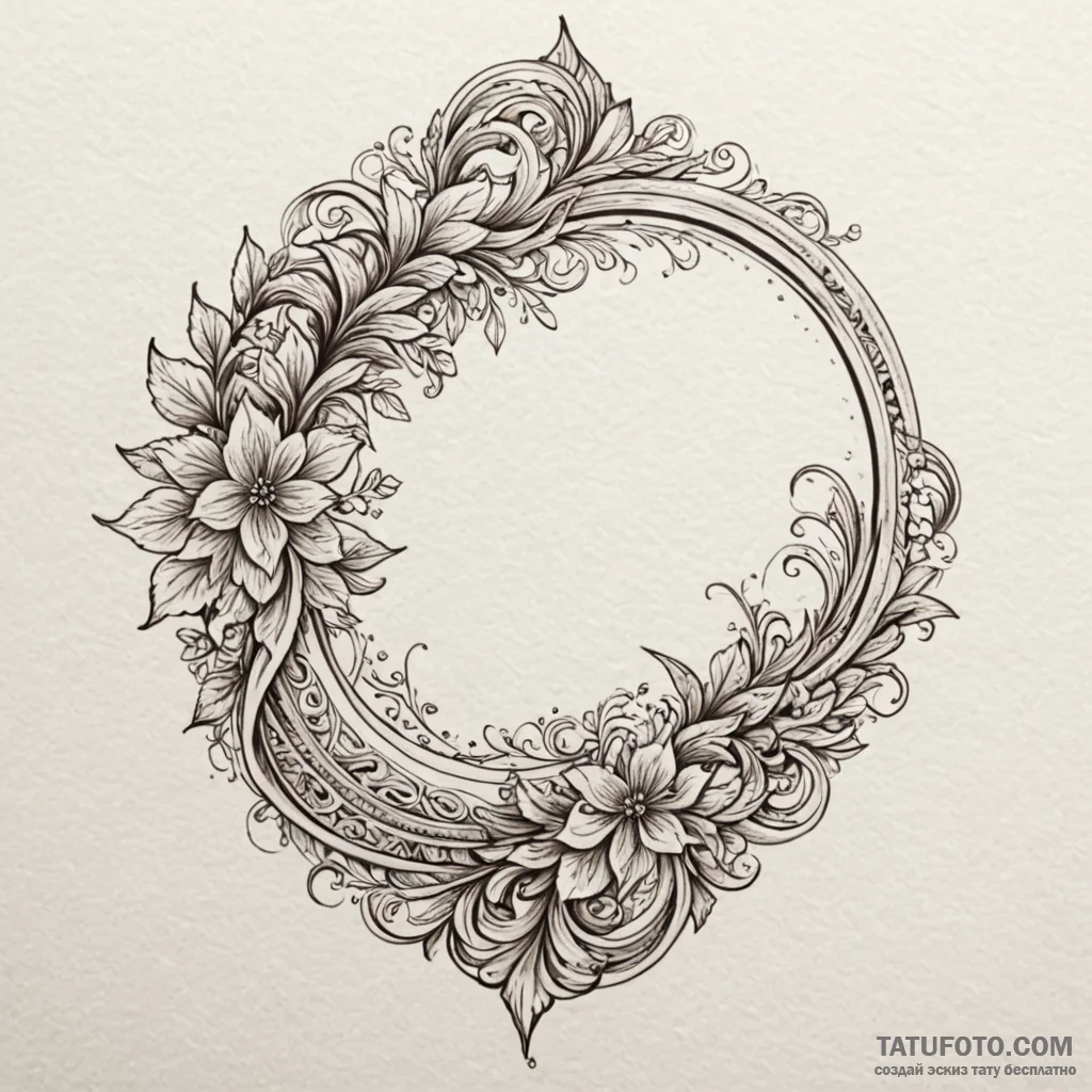 Zero (number 0), stylized, concept art for ta... - эскиз тату (№1750210363_0, 18.06.2025 01:32) — Tatufoto.com
