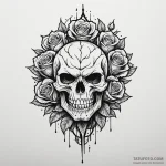Berserker’s rage visualized as a fiery, spect… — эскиз тату (№1750213308_0, 18.06.2025 02:21) — Tatufoto.com