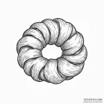 Croissant — эскиз тату (№1750214967_0, 18.06.2025 02:49) — Tatufoto.com
