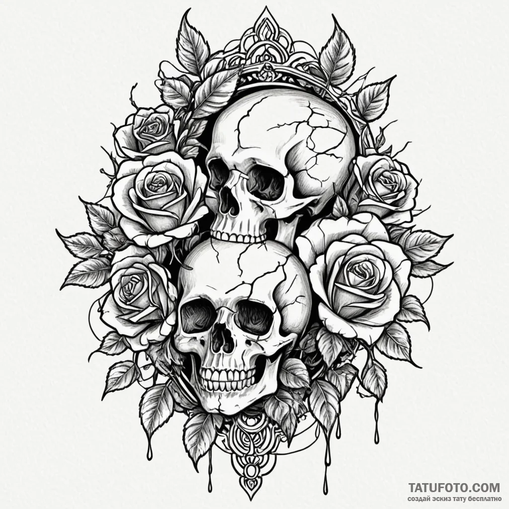 Iron mirror cracked and bleeding, tattoo flas... - эскиз тату (№1750218576_0, 18.06.2025 03:49) — Tatufoto.com