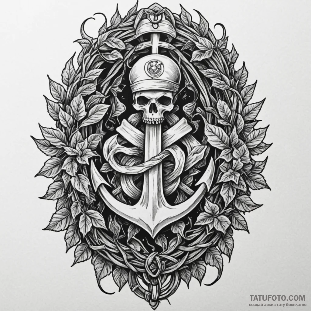 Ghostly relic bound in ivy, tattoo flash shee... - эскиз тату (№1750220186_0, 18.06.2025 04:16) — Tatufoto.com