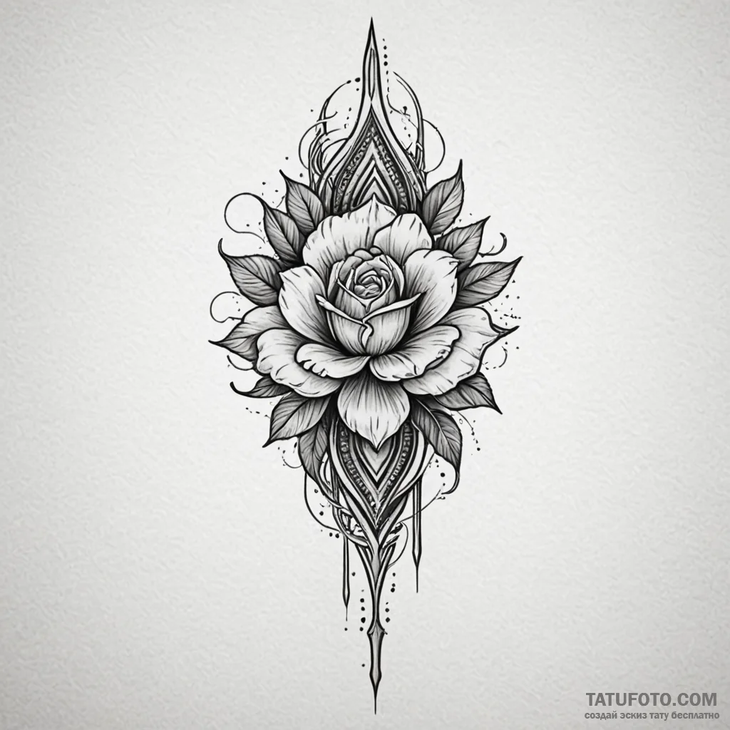Etched blade bleeding light, concept art for... - эскиз тату (№1750220507_0, 18.06.2025 04:21) — Tatufoto.com