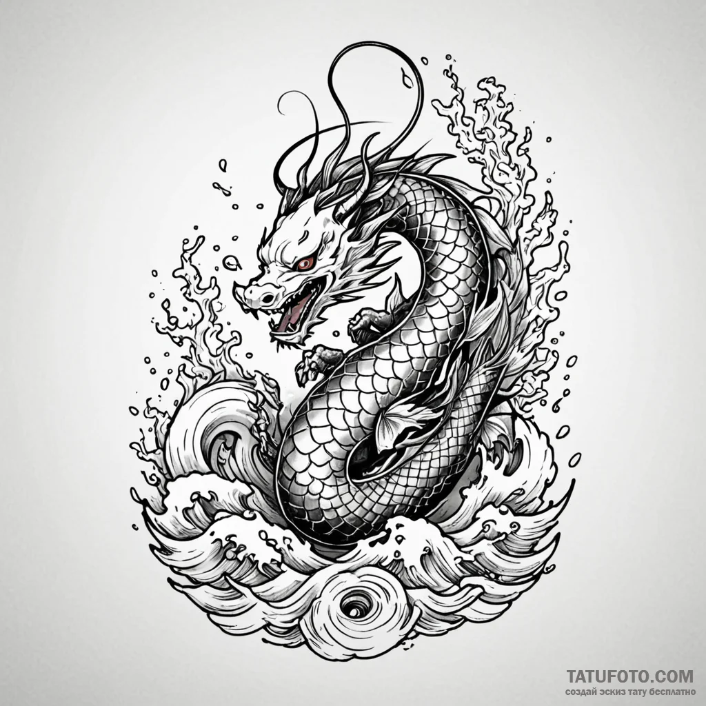 Neon sign for a noodle bar, flickering in a r... - эскиз тату (№1750222177_0, 18.06.2025 04:49) — Tatufoto.com