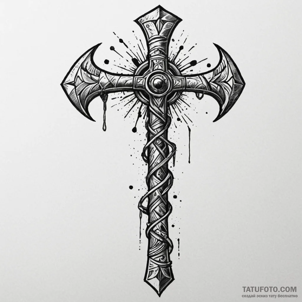 Tomahawk, tattoo drawing outline, on a clean... - эскиз тату (№1750223869_0, 18.06.2025 05:17) — Tatufoto.com