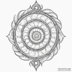 Opal tattoo spiraling up arm, tattoo line art… — эскиз тату (№1750224825_0, 18.06.2025 05:33) — Tatufoto.com