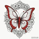 Butterfly with wings like stained-glass windo… — эскиз тату (№1750225661_0, 18.06.2025 05:47) — Tatufoto.com