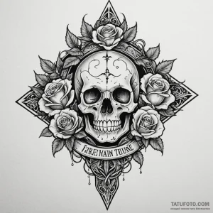 Excalibur in the stone, tattoo drawing outlin... - эскиз тату (№1750227476_0, 18.06.2025 06:17) — Tatufoto.com