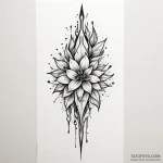 Ice spear through spectral bloom, tattoo sket… — эскиз тату (№1750227541_0, 18.06.2025 06:19) — Tatufoto.com