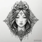 No-face from spirited away, artistic tattoo s… — эскиз тату (№1750230196_0, 18.06.2025 07:03) — Tatufoto.com