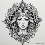 Oracle ring devouring starlight, tattoo drawi… — эскиз тату (№1750231299_0, 18.06.2025 07:21) — Tatufoto.com