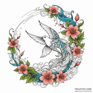 Dove, tattoo drawing outline, highly detailed... - эскиз тату (№1750234280_0, 18.06.2025 08:11) — Tatufoto.com