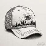 A classic baseball cap, casual,, concept art… — эскиз тату (№1750234670_0, 18.06.2025 08:17) — Tatufoto.com