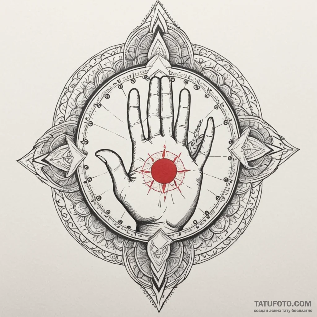 Spectral hand reaching through mirror, tattoo... - эскиз тату (№1750235771_0, 18.06.2025 08:36) — Tatufoto.com