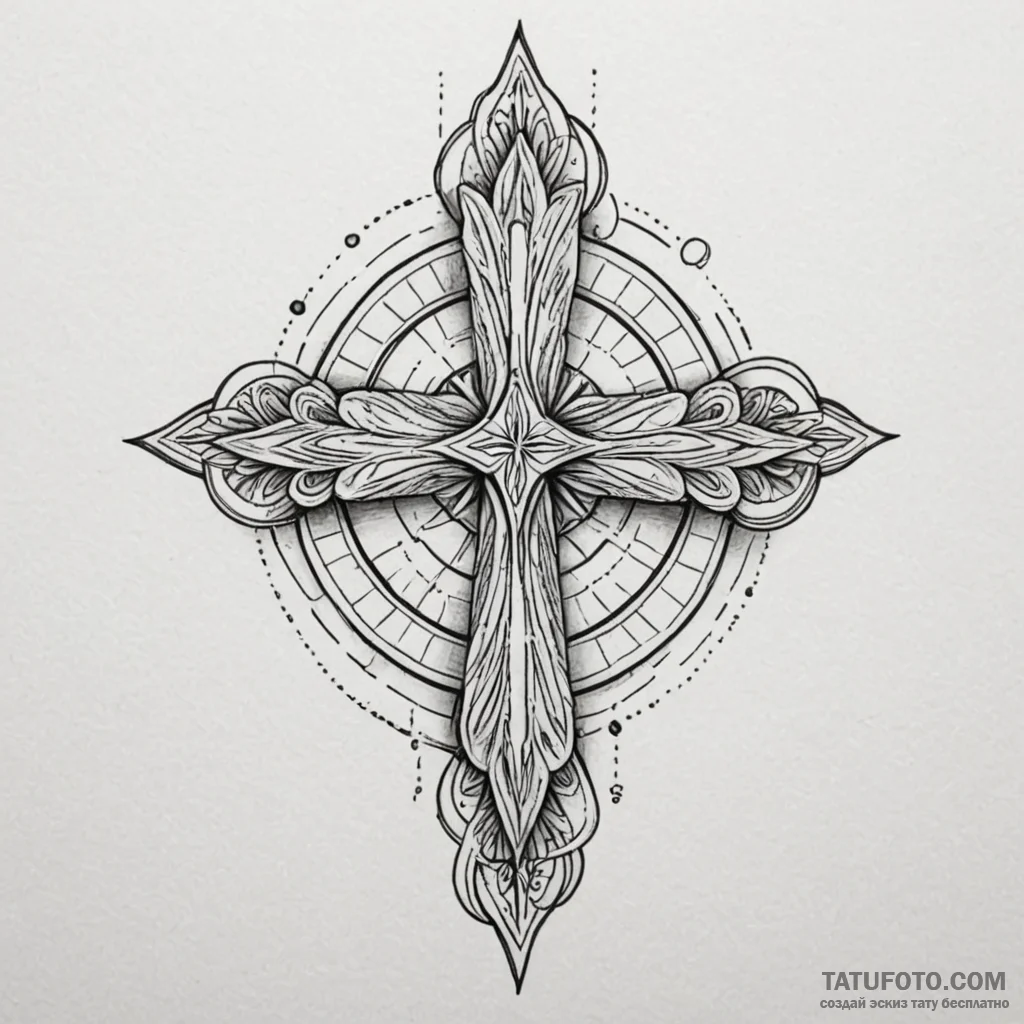 Ray, concept art for tattoo, muted color pale... - эскиз тату (№1750236292_0, 18.06.2025 08:44) — Tatufoto.com