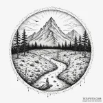 Specter rising from a forgotten battlefield,… — эскиз тату (№1750237406_0, 18.06.2025 09:03) — Tatufoto.com