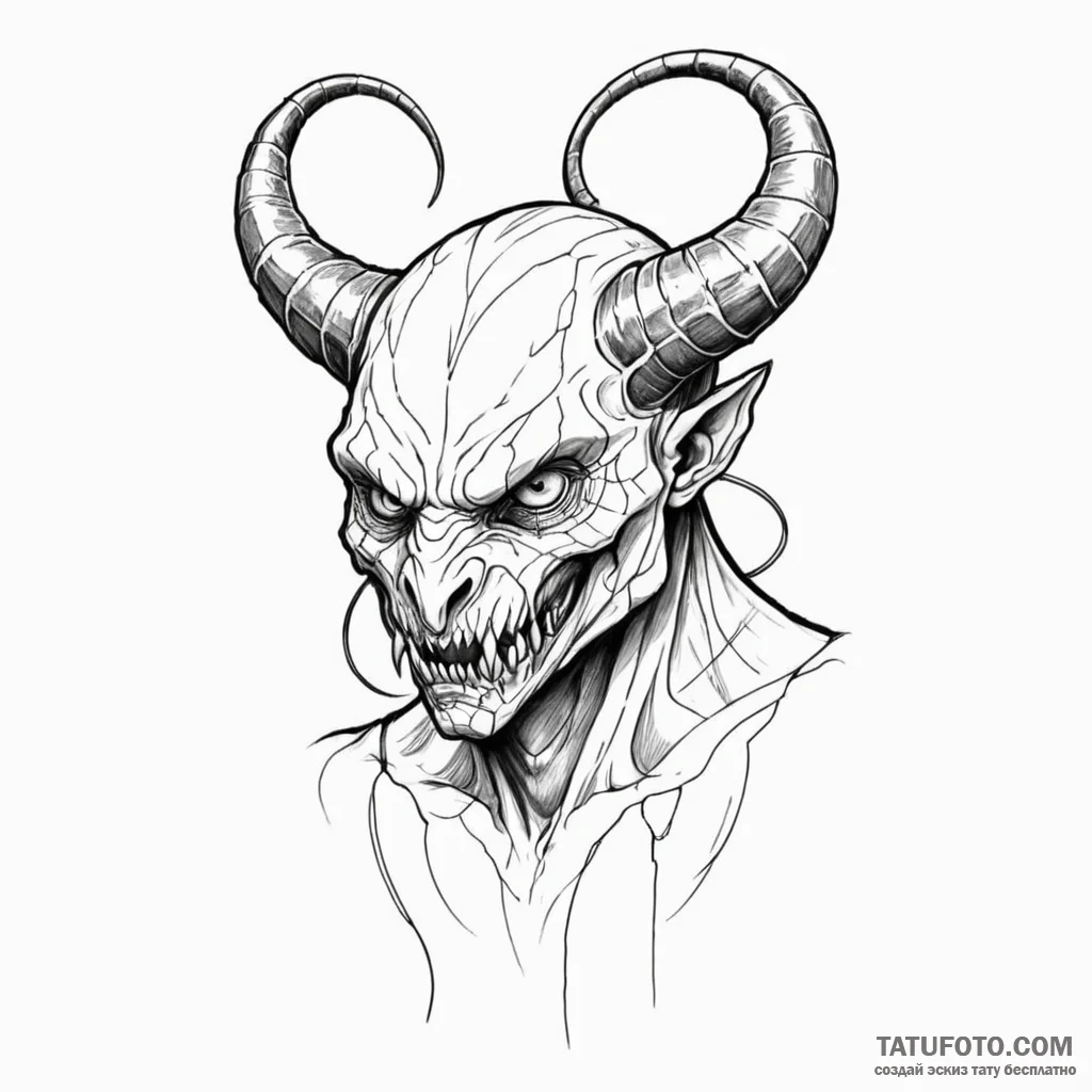 Grendel - эскиз тату (№1750239089_0, 18.06.2025 09:31) — Tatufoto.com