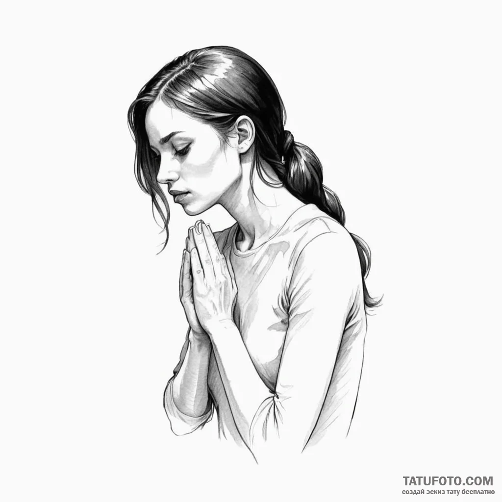A woman whose shadow doesn't match her form;... - эскиз тату (№1750252760_0, 18.06.2025 13:19) — Tatufoto.com